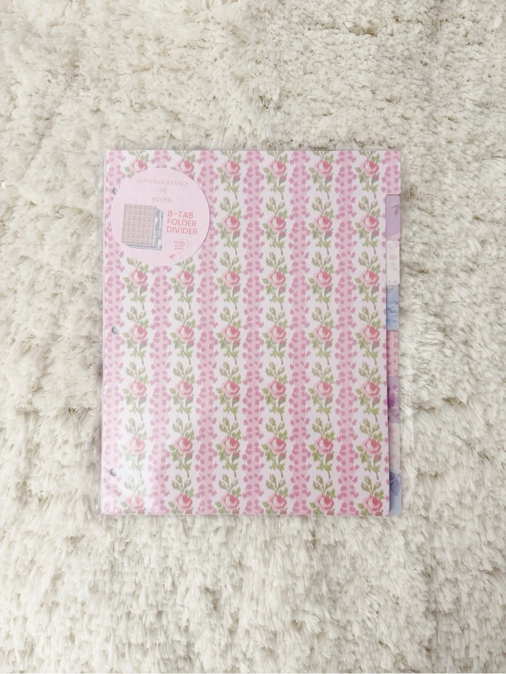 LoveShackFancy Floral 8-tab Dividers